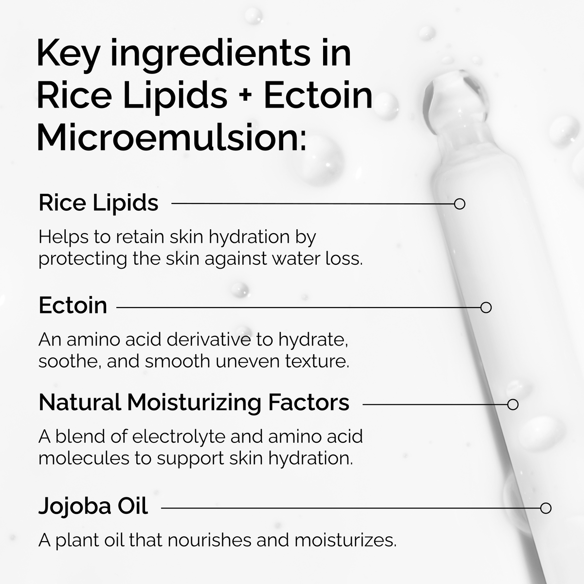 Rice Lipids + Ectoin Microemulsion - Fresh Pair